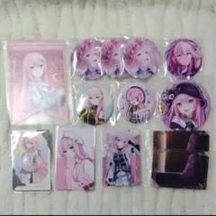 プロセカ 巡音ルカ グリ缶 グリッター缶バッジ エピカ ウエハース まとめ売り