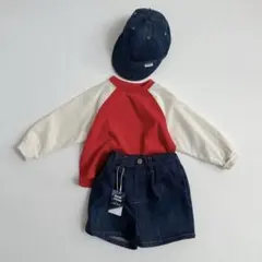 Minirobe デニム ハーフパンツ 2026 新作 韓国子供服 ミニローブ
