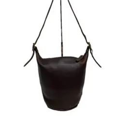 オールドコーチ バケツ型 ショルダーバッグ レザー ブラウン COACH B97