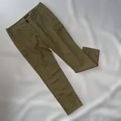NEW YORKERカーキ色パンツ11号サイズ　パンツ　ズボン　綿麻パンツ