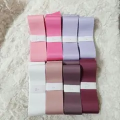 ♥️11 グログランリボン 묶음 판매 ♥️現品限り 38mm 40mm 無地