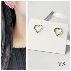 【No.107】petit heart/gold　ハンドメイド