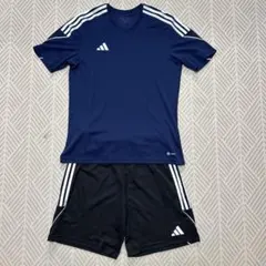 adidas TIRO23 サッカーウェア L ネイビー/ブラック セットアップ