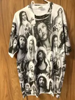 90s george michaelジョージマイケル 総柄ヴィンテージTシャツ - メルカリ