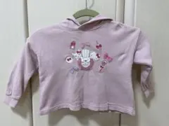 クーラクール　キティコラボピンク刺繍トレーナー 90サイズ