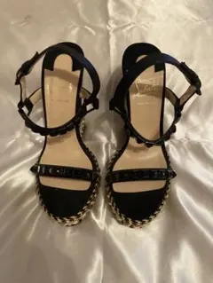 クリスチャンルブタン　カタクロウサンダル　ウェッジソール