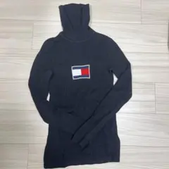 ハイネック　ニット　セーター　tommy jeans