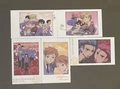 桜蘭高校ホスト部キャラポトレ　箔押し　環　鏡夜　ハルヒ　光　薫　光邦　崇
