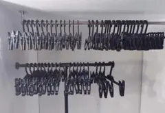 【送料込み】ハンガー　まとめ売り　50本　ボトム　プラスティックハンガー