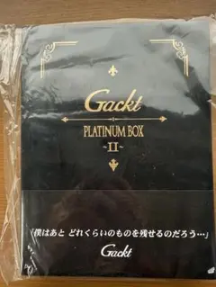 Gackt/PLATINUM BOX～Ⅵ～〈30000枚生産限定〉 PLATINUM BOX XVI [DVD] | GACKT OFFICIAL WEBSITE