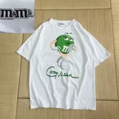 90s 00s m&ms エムアンドエムズ Green Tシャツ XLのサムネイル
