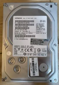 HDD 3TB 3.5インチ SATA Hitachi (7200RPM)のサムネイル