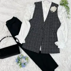 ３点セット　セレモニー ジレ パンツ ママスーツ 卒業式 入学式