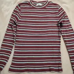 earth music & ecology ストライプ長袖Tシャツ Sサイズ