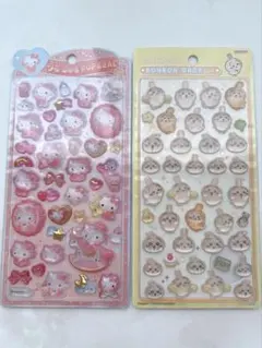 ボンボンドロップシール　うるちゅるPOP SEAL キティ　ちいかわ　うさぎ