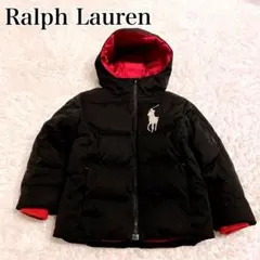 Polo by Ralph Lauren 美品✨フード付きダウンコート　ブラック