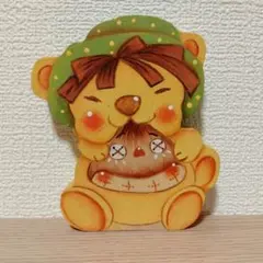 カントリー雑貨 秋モチーフ　栗　木製 置物