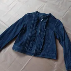 フリルデニムジャケット