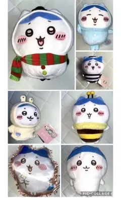 【未使用・美品】 ちいかわ ハチワレ ぬいぐるみ セット BIG 値下げ⭕️