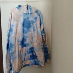 タイダイデザイン フード付きパーカー