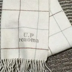 renoma チェック柄マフラー　レノマ　レディース