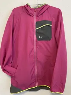 アンダーアーマー ウィンドブレーカー ピンク フード付きレディース