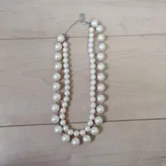 ロペ ホワイトパール 二重ネックレス
