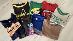 子供Tシャツ&タンクトップ８枚セット　サイズ90 古着　まとめ売り