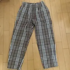 GU チェック柄 カジュアルパンツ