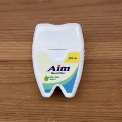 Aim デンタルフロス ミントワックスナイロン 100ydsのサムネイル