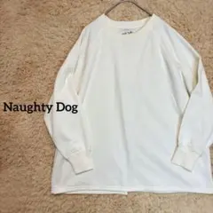 ノーティードッグ/ゆるダボトレーナー　スウェット　アイボリー　M 裏起毛　温か