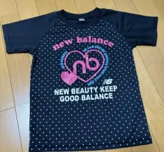 New Balance キッズ Tシャツ 140cm ドット柄