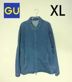 GU　デニム　コーチジャケット　カバーオール　XL