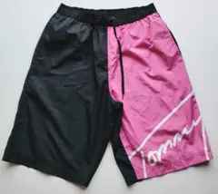 TOMMY/トミー/ハーフパンツM/ロゴ入り/ブラック×ピンク系のサムネイル