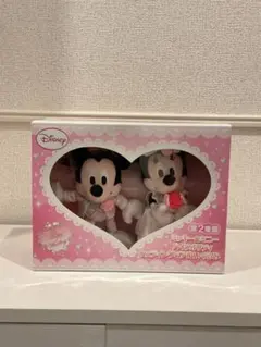 箱あり　ミッキーとミニーのウエディングぬいぐるみセット