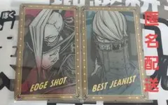 ヒロアカ 原画展 箔押し クリアカード エッジショット ベストジーニスト