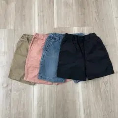 UNIQLO キッズ　半ズボン 4枚セット