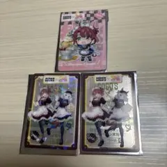 ウマ娘 ココス クリアカード ヒシミラクル ダンツフレーム 3枚セット