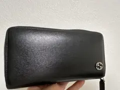 GUCCI（グッチ）長財布 ラウンドファスナー ブラック