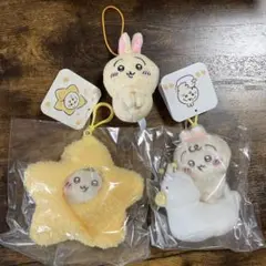 ちいかわ　うさぎ　baby 星に包まれたうさぎマスコット　おまるマスコット