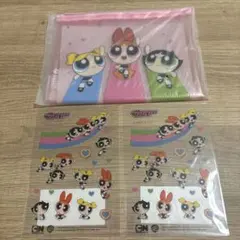 【未開封】パワーパフガールズ　アクリルポーチ（シールおまけ付き）