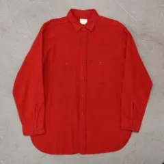 50s ワークシャツ シャモア ヴィンテージネルシャツ アメリカ製