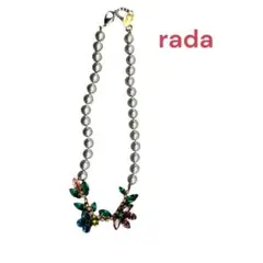 ラダ rada パールビーズとカラフルストーンのネックレス オケージョン