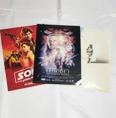ポスター3枚セット　スター・ウォーズ エピソード1 (2枚）ハン・ソロ(1枚)