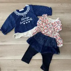 女の子　トップス　レギンススカート　70㎝　まとめ売り