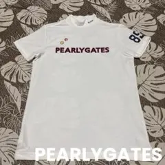 PEARLYGATES（パーリーゲイツ）半袖モックネックシャツ　レディースL
