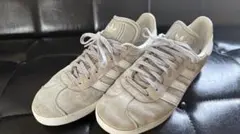 adidas GAZELLE 26.5グレー スエード