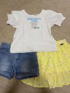 Jenni Love Tシャツ キュロット デニム 3点セット　130センチ