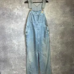 90's LEVI'S　USA製　デニムオーバーオール　34　42TALONのサムネイル