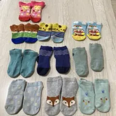 UNIQLO アンパンマン　ベビー　ソックス　靴下　9〜14㎝